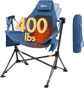 Portal 844093076937 Heated Hammock Camping Chair Portable Large 1 Pack-heated-blue