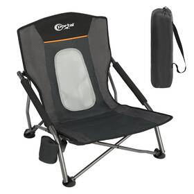 Pr-fc-05554 Portal Beach Chairs For Adults Camping Low Lightweight Portable Chair With Cu