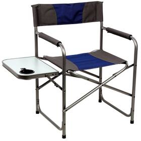 Pr-fc-95200s-bl Portal Director Chairs Foldable Alloy Steel Support 225lbs Blue/grey