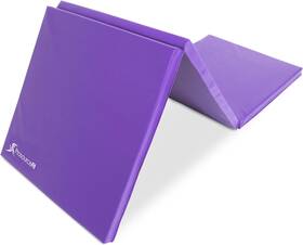 Ps-1948-tfm-purple Prosourcefit Tri-fold Folding Thick Exercise Mat 6 X2 With Purple