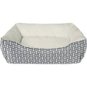 Pup Ice 077234311295 Sleep Zone Tossed Bones Bed 26 Inches Gray By
