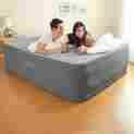 Qam-10628 Intex Queen Air Mattress 22 Elevated Comfort Plush Bed Camping Built-in Electric Pump 719363210628