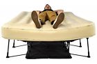 Qht0u Ivation Inflatable Air Mattress With Frame Rolling Case Self Blow