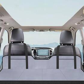 Qiyuni073101 Qiyuni Non-inflatable Car Mattress Back Seat Bed Extender Portable Folding Camping T