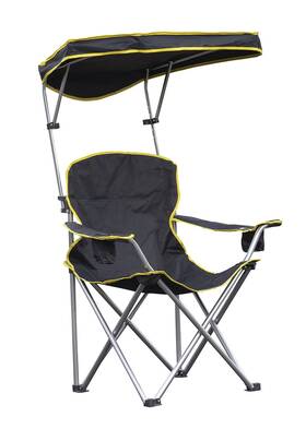 167571ds Quik Shade Extra Wide Folding Camp Chair With Tilt Uv Sun Black