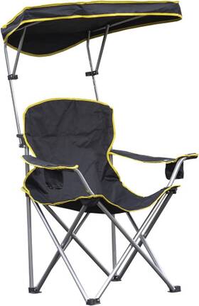 Quik Shade 726084723719 Heavy Duty Max Extra Wide Folding Camp Black