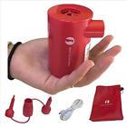 Ra-rso-minipump1 Red Suricata Rechargeable Air Pump Lightweight Usb Portable 7290111610271