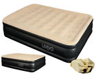 Rab101l Livivo Double High Raised Air Bed Inflatable Mattress Airbed Built