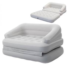 24002-4 Raptavis Inflatable Sofa Bed For Camping Pool Float Couch Outdoor Flocked Mattress Be