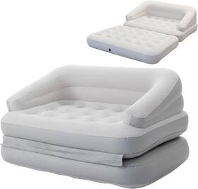 Raptavis 726084335165 Inflatable Sofa Bed For Camping Pool Float Couch Outdoor Flocked Mattress W