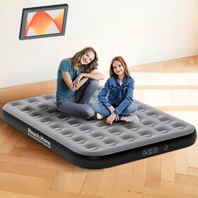 Reach Hope 717203788153 Queen Air Mattress With Built In Pump Heavy Duty Blow Up Elect