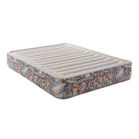 Oz8617qn Realtree Air Mattress Puncture Resistant Carrying Case Pump Raised Queen Size