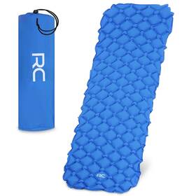 Redline Canyon 840145824457 Camping Sleeping Mat - 1.1lb Blue Inflatable Pad Backpacking Air Matt