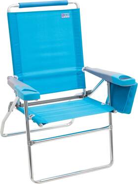 Asc617-72-1 Rio Brands 17 Inch Extended Height 4-position Folding Beach Turquoise