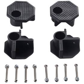 Rd-chairs-9-68 Risedirectly Premium 4 Pcs Camping Chair 1.96 In X 0.84 Black
