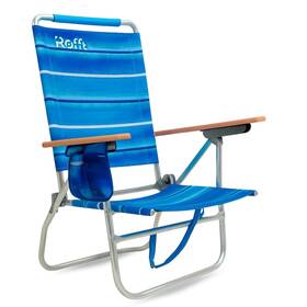 Rfbc6420 Rofft Beach Chair 17 Inch Seat Height 7-position 39.3 X 25.6 Inches Blue