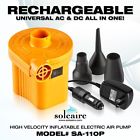 Sa-110p Soleaire Dc Ac Rechargeable Air Pump Electric Universal Inflatable