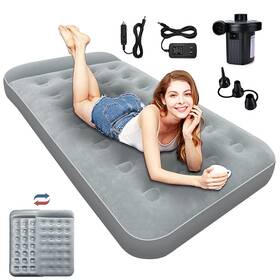Saygogo 788416330590 Camping Air Mattress Travel Bed Sleeping Pad - Leak Proof Inflatable
