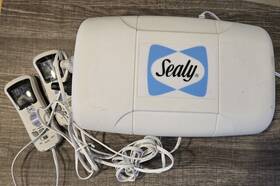 Apd202 Sealy Dual Air Chamber Bed Pump Mattress - 2 Remotes