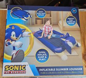 Sega 197502089760 Sonic Inflatable Slumber Lounger