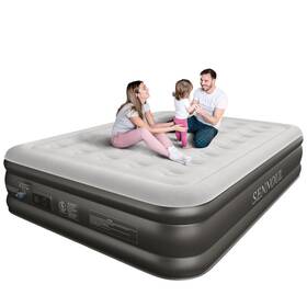 Bed2 Sennoul 769047123898 Air Mattress Queen With Built In Pump - Upgraded Blow Up Mins Qu