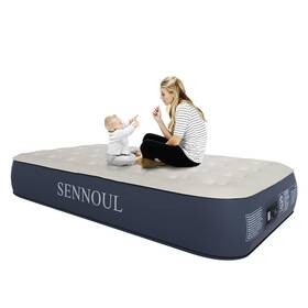 B0cmlvzmff Sennoul Twin Air Mattress With Built-in Pump 2-min Quick Self-inflate 13ftft 550lb
