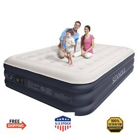 B0d8l6lvtm Sennoul Queen Air Mattress With Built-in Pump - 2 Min Self Inflatable 16 Inch Tall