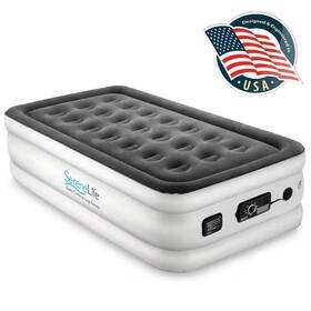 Serenelife 313040187113 18 Inch Twin Premium Raised Airbed