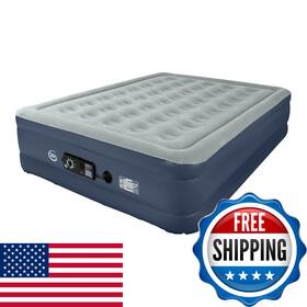 Serta B09hzdqqg1 Raised Air Mattress Never Flat Pump Size Queen 18 Luxury Inflatable