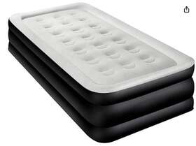 Dj-zx-w121583864 Siavonce Siovance Twin Air Mattress 18 Inch Hx40 Wx75 L Double-high Airbed Built-in Pump Black
