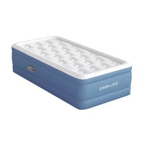 Simmons 313031351394 Rest Aire 17 Inch Air Mattress With Auto Shut-off And Built-in Pump Twin