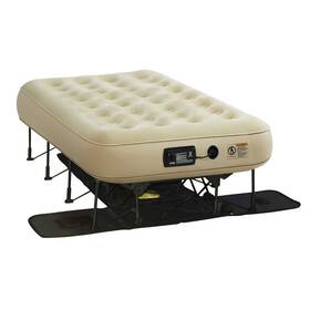 Simpli Comfy 500081140500 Ez Bed Twin Self-inflating Air Mattress With Built-in Frame Pump And Wheeled