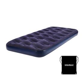 Sixaquae 765154736099 Air Mattress Mini Single Camping 9 Inch Raised Inflatable Bed Co