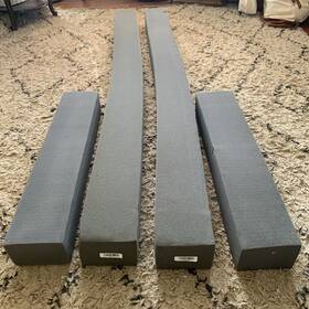 101843a Sleep Number 101847a Twin Size Foam Edge Borders Gray Select Comfort