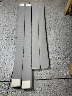 102321 Sleep Number Select Comfort Bed King Size Hook/loop Foam Bumpers/supports Set