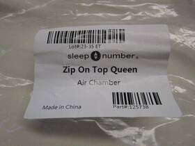 125738 Sleep Number New In Box Bed Air Chamber Left Right Queen Size Mattress