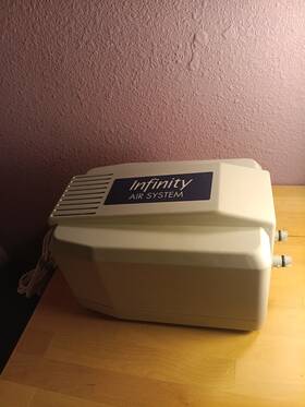 173082.02 Sleep Number Infinity Air System Bed Pump Inflator Dual Ports