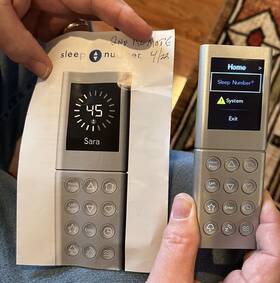 P131802038 Sleep Number Bed 12 Button Remote Instruction Clean Works 121947 20
