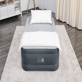 Sleeplux B08f2rs1gk Twin Air Mattress Supersoft Snugable Top Extra Durable Tough Guard