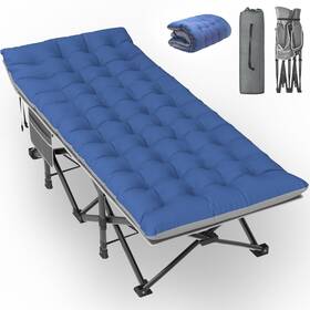Bz-1758-15 Slendor Xxl Camping Cot For Adults 79 Inch X32 X19 Oversized Folding With Ma
