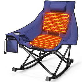 Bz-2340-15 Slendor Oversized Heated Camping 38 Inches X 34.98 34.3 Blue