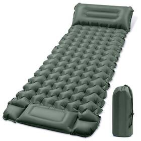 Slmiracle 799128871462 Single Portable Inflatable Camping Mattress Ultra Lightweight Waterproof