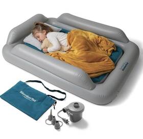 Slumberpod 851104008764 Slumbertot Inflatable Toddler Travel Bed - Portable Kids Air Mattress