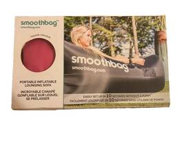 Smoothbag 628210900219 Genuine Portable Inflatable Pop-up Lounger Sofa Pink - New In Box