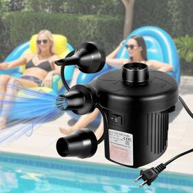 Soglim 313099146109 Air Pump For Inflatables Mattress Electric With 3 Nozzles Fo
