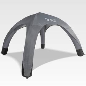 Soli-2-g-12 Soli Holdings Inc Air Canopy 12ft - Cool Grey Self-inflating Sun Tent Upf 50