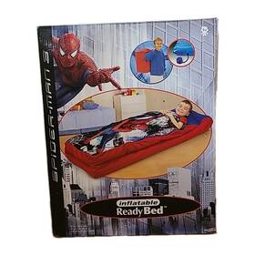 20008641 Spinmaster Spider Man 3 Inflatable Ready Bed 2006 Marshmallow New In Open Box