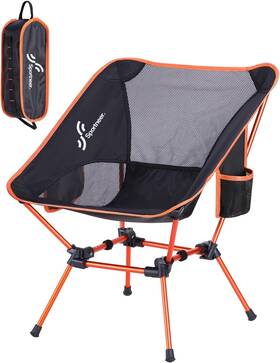 Y21-80600-89-hq Sportneer Camping Chairs Lightweight Outdoor 21.5d X 21w 26h In Orange