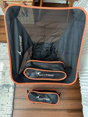 Y21-80600-89 Sportneer Lightweight Portable Folding Camping Chair Compact Beach Orange X2