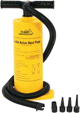 Standard Plumbing Supply 726084521735 Texsport Double Action Hand Pump For Air Mattress Yellow 67 X 28.5 11.8